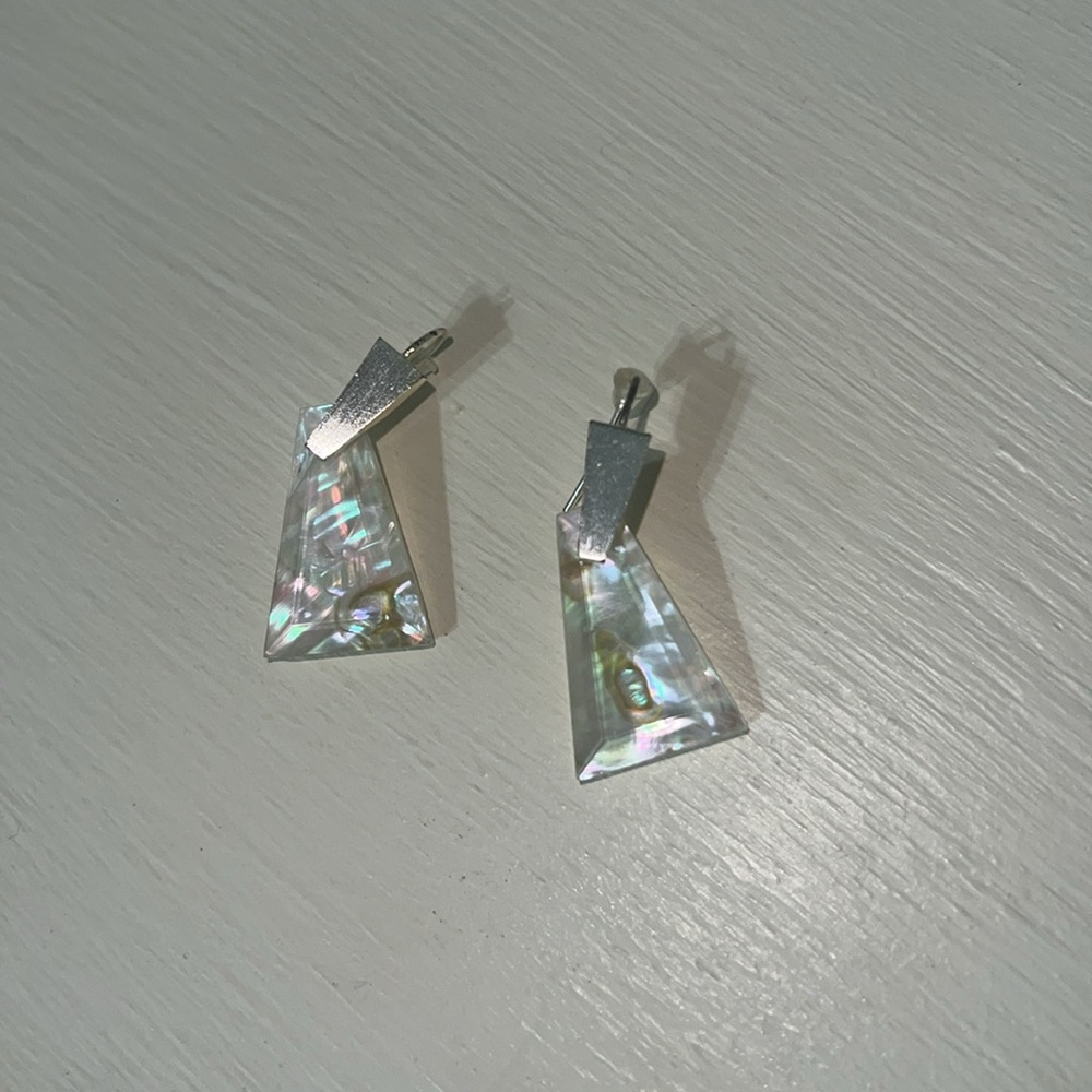 Opal colored Kendra Scott Earrings